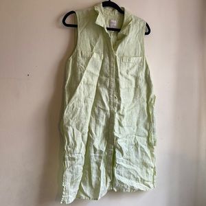 Chicos Green Tunic Top size 2